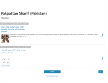 Tablet Screenshot of pakpattansharif.blogspot.com