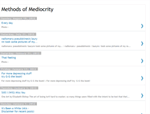 Tablet Screenshot of methodsofmediocrity.blogspot.com