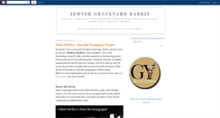 Desktop Screenshot of jewishgraveyardrabbit.blogspot.com