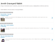 Tablet Screenshot of jewishgraveyardrabbit.blogspot.com