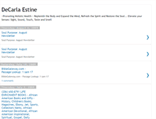 Tablet Screenshot of decarlaesoulpurpose.blogspot.com