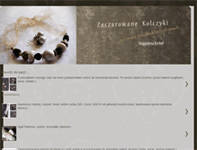 Tablet Screenshot of kolczykizaczarowane.blogspot.com
