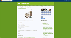 Desktop Screenshot of eatlotsbethin.blogspot.com