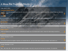 Tablet Screenshot of amessputtogethernicely.blogspot.com