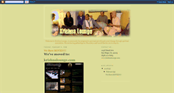 Desktop Screenshot of krishnalounge.blogspot.com