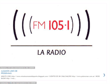 Tablet Screenshot of laradio105.blogspot.com