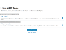 Tablet Screenshot of easyabap.blogspot.com