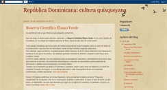 Desktop Screenshot of culturaquisqueyana.blogspot.com