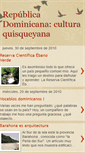 Mobile Screenshot of culturaquisqueyana.blogspot.com