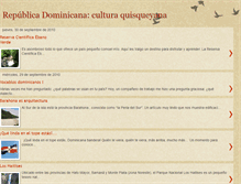 Tablet Screenshot of culturaquisqueyana.blogspot.com