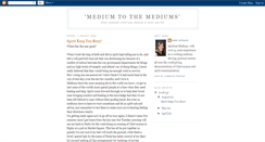 Desktop Screenshot of medium-to-the-mediums.blogspot.com