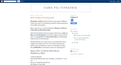 Desktop Screenshot of gametrik.blogspot.com