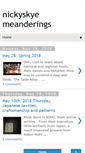 Mobile Screenshot of nickyskye.blogspot.com