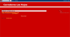 Desktop Screenshot of corredoreslosrojos.blogspot.com
