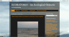 Desktop Screenshot of ecoratorio.blogspot.com