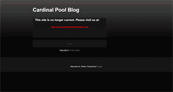 Desktop Screenshot of cardinalpool.blogspot.com