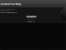 Tablet Screenshot of cardinalpool.blogspot.com