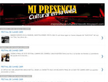 Tablet Screenshot of mipresenciaculturalenlaweb.blogspot.com