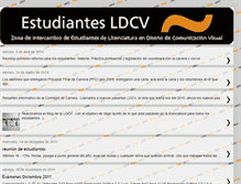 Tablet Screenshot of estudiantesldcv.blogspot.com