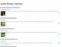 Tablet Screenshot of lesliekristeninteriors.blogspot.com