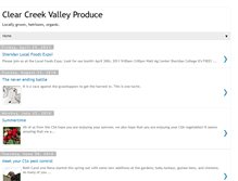 Tablet Screenshot of clearcreekvalleyproduce.blogspot.com