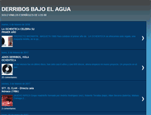Tablet Screenshot of derribosbajoelagua.blogspot.com