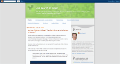 Desktop Screenshot of jobsearchinisrael.blogspot.com