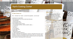 Desktop Screenshot of kariscookingcorner.blogspot.com