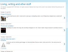 Tablet Screenshot of livingwritingandotherstuff.blogspot.com