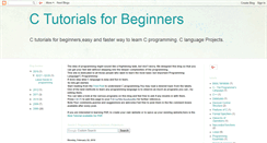 Desktop Screenshot of beginnersc.blogspot.com