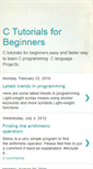 Mobile Screenshot of beginnersc.blogspot.com