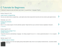 Tablet Screenshot of beginnersc.blogspot.com