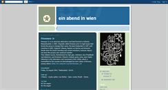 Desktop Screenshot of ein-abend-in-wien.blogspot.com