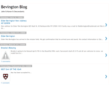Tablet Screenshot of bevingtons.blogspot.com