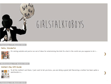 Tablet Screenshot of girlstalktoboys.blogspot.com