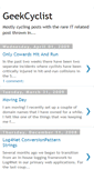 Mobile Screenshot of geekcyclist.blogspot.com