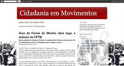 Desktop Screenshot of cidadaniaemmovimentos.blogspot.com