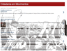 Tablet Screenshot of cidadaniaemmovimentos.blogspot.com