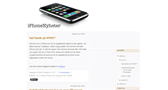 Desktop Screenshot of iphonenyheter.blogspot.com