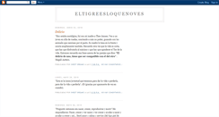 Desktop Screenshot of eltigreesloquenoves.blogspot.com
