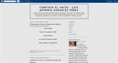 Desktop Screenshot of confiesoelvacio.blogspot.com