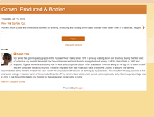 Tablet Screenshot of grownproducedandbottled.blogspot.com