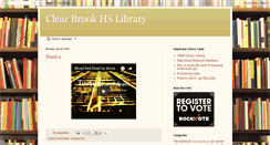 Desktop Screenshot of clearbrooklibrary.blogspot.com