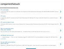 Tablet Screenshot of companiesthatsuck.blogspot.com