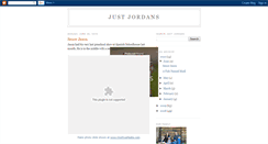 Desktop Screenshot of justjordans.blogspot.com