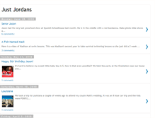 Tablet Screenshot of justjordans.blogspot.com