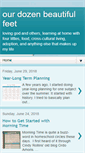 Mobile Screenshot of ourdozenbeautifulfeet.blogspot.com