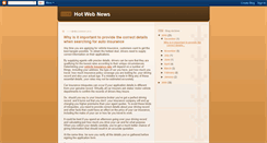 Desktop Screenshot of hot-web-news.blogspot.com