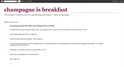 Desktop Screenshot of champagneisbreakfast.blogspot.com