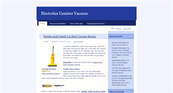 Desktop Screenshot of electrolux-canistervacuum.blogspot.com